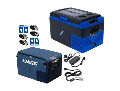 Kings ESCAPE 30 FRIDGE VALUE PACK +cover+straps + Ac 12V adaptor + Fridge cable - image 1 of 4