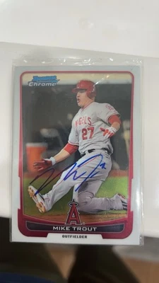 2012 Bowman Chrome — Майк Траут No157 - Изображение 1 из 2