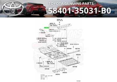 丰田正品后地板子组件 1 号适用于 FJ Cruiser 58401-35031-B0 — 第 1/4 张图片