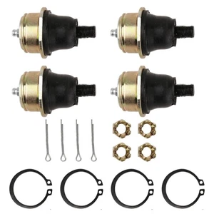 4x Complete Upper and Lower Ball Joints Set Premium Replacement - Picture 1 of 6