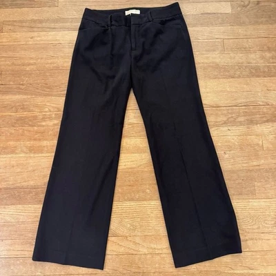 Michael Kors Negro tiro medio pierna ancha pantalones de carrera talla 6 b56 Foto 1 de 4