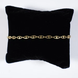 14k Yellow Gold 9.5" Bracelet 4.67g 30187 - Picture 1 of 6