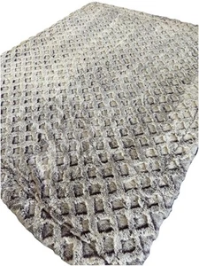 NWT Aspyn Grove Minkyholic Premium Silver Cloud Dark PLUM 72x60 Luxury Minky - Picture 1 of 7