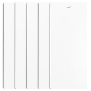 White Vertical Blind Slats Vanes Replacement Blinds Sliding Door 94.5" x 3.5" - Picture 1 of 17
