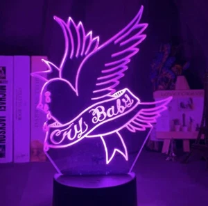 LED Night Light 3D Bird Table Desk Lamp Bedroom Decor Kids Gifts Color Changing - Picture 1 of 8