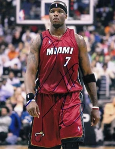 Miami Heat Indiana Pacers Jermaine O'Neal Signed Autograph Auto 8x10 Pic - Picture 1 of 1