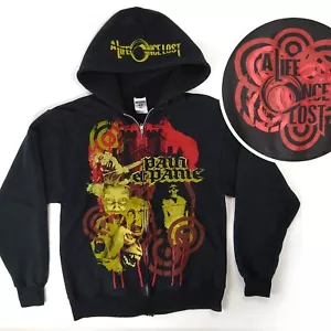 OG '05 Metalcore A LIFE ONCE LOST Banda Gráfica Sudadera con Capucha Jerzees Negro S - Imagen 1 de 11