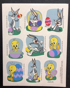 Vintage Hallmark Looney Tunes Stickerbogen - Bild 1 von 1