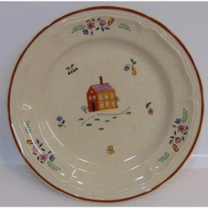 Plato de repuesto platillo Newcor gres Our Country Village 6004 1987 vintage - Imagen 1 de 7