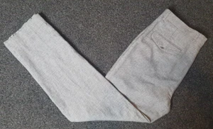 JEFF BANKS Mens 34 Reg Grey Mix Straight Leg Business Pants/Trousers B1 - Picture 1 of 8