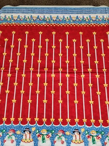 Daisy Kingdom Blizzard Jungen doppelter Rand Baumwollstoff 12 & 2/3 Yds - Bild 1 von 8