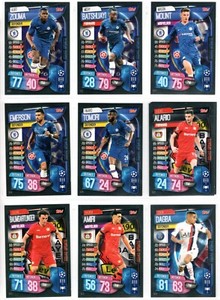 🔥2019-2020 MATCH ATTAX Champions/Europa League ☆ SQUAD UPDATE CARDS ☆🔥