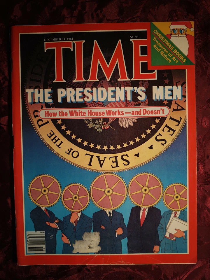 TIME magazine December 14 1981 12/81 PRESIDENT'S MEN WHITE HOUSE CHRISTMAS BOOKS - Image 1 of 1
