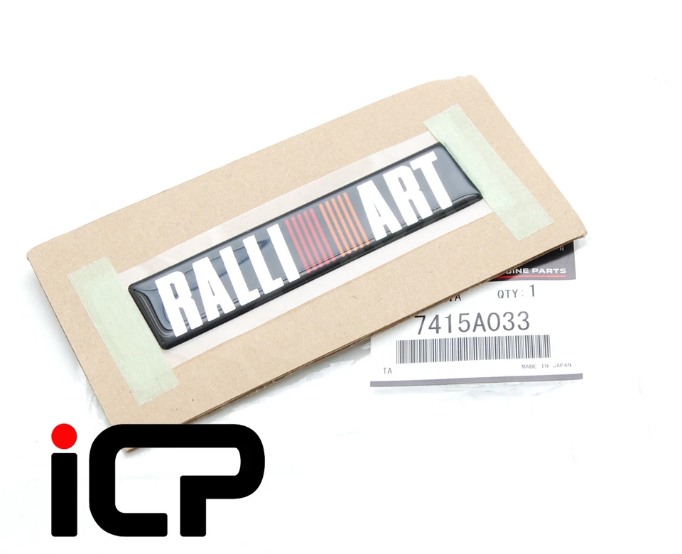 Emblema Ralliart genuíno compatível com: a maioria dos modelos Mitsubishi 7415A033 - Imagem 1 de 1