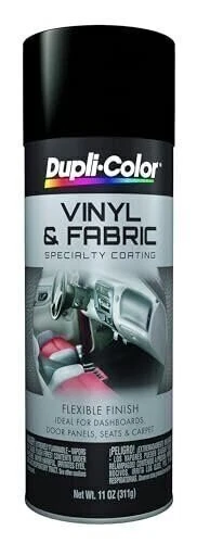 Dupli-Color HVP106 Vinyl and Fabric Coating Spray Paint - Flat Black - 11 oz... - Image 1 of 1