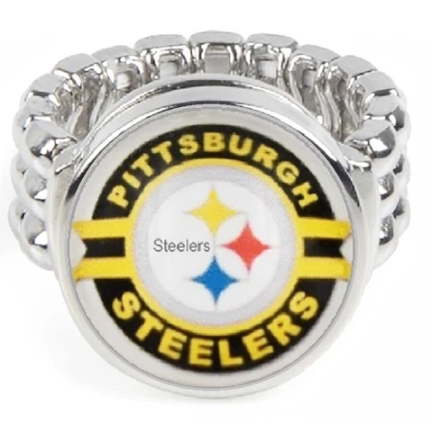 Throwback Pittsburgh Steelers Mens Womens Football Ring Fits All w GiftPk D2 Cover