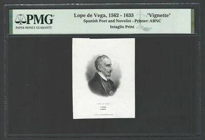 Spain Vignette Die Proof Lope de Vega Spanish Poet and Novelist 1562-1635 - Image 1 of 2
