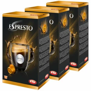 K-Fee Espresto Ritmo, Kaffee, Caffe Crema, Arabica, Intensität 5, 3 x 16 KAPSELN