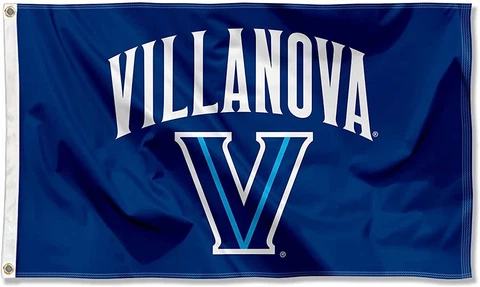 Villanova Wildcats Nova University Large College Flag 3x5 NEW Free USA Shipping Cover