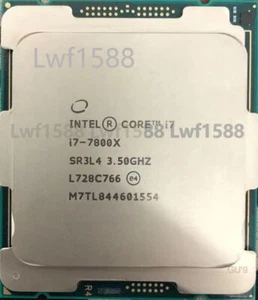 Intel Core i7-7800X 6-core 8.25MB LGA-2066 SR3L4 3.50GHz CPU processor i7-7800x - Picture 1 of 2