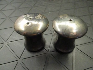 MID CENTURY ITALIEN VERSILBERT 1 1/8" PILZ SALZ + PFEFFERSTREUER 1 Set - Bild 1 von 2