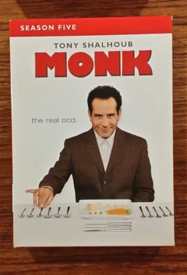 Tony Shalhoub Monk Season Five 4 DVD Set in Original Box Used Once - Image 1 of 3
