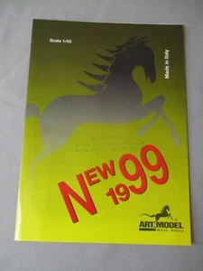 DV9958 DEPLIANT ART MODEL NEW 1999 FERRARI 15X21 cm 8 pages TRES BON ETAT - Picture 1 of 3