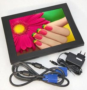 Negro 30cm 12" Pequeño TFT Wandmonitor Pantalla Con 12V Económico Solo 6 Vatios - Picture 1 of 1