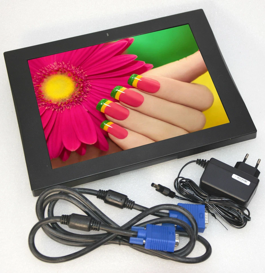 Negro 30cm 12" Pequeño TFT Wandmonitor Pantalla Con 12V Económico Solo 6 Vatios - Image 1 of 1