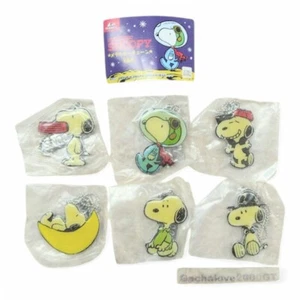 Snoopy Peanuts Metall Schlüsselanhänger alle 6 Sorten komplett komplett - Bild 1 von 2