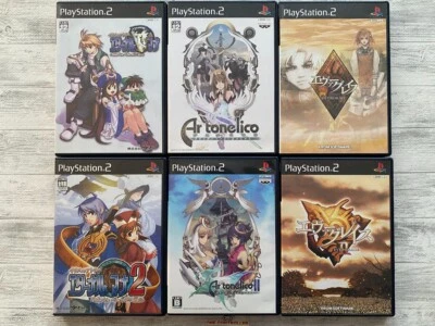 SONY PS2 Eternal Mana 1 2 & Ar Tonelico 1 2 & Evergrace 1 2 set from Japan - Image 1 of 4