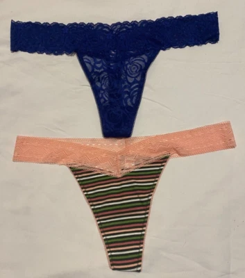 Flirtitude женщин новый лот из 2 XL очень большой многоцветный стринги трусики - Изображение 1 из 4