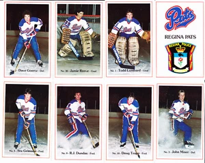 1982-83 REGINA PATS HOCKEY TEAM SET ~ GRIMSON - MARKWART - WICKENHEISER - Picture 1 of 8