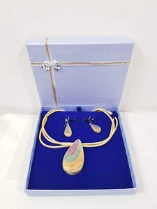 LADIES JEWELLERY -- INDULGENCE -- BEAUTIFUL LADIES  PENDANT & MATCHING EARRINGS - Picture 1 of 12