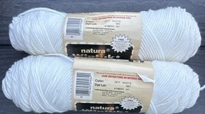 Vintage Off White Yarn 901 Dye Lot 41869A Knit Nonallergenic Mothproof USA NEW - Picture 1 of 4