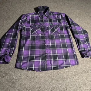 Dixxon Flannel The Regan lila kariertes Hemd L Horror Collab Exorzist - Bild 1 von 14