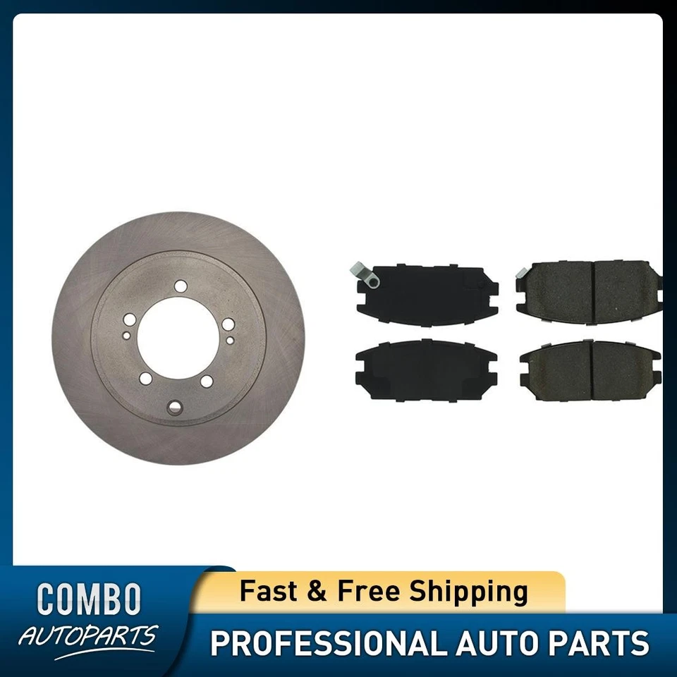 Juego de pastillas de freno de disco trasero rotor de freno de disco para Dodge Stealth 1994-1994 Foto 1 de 4