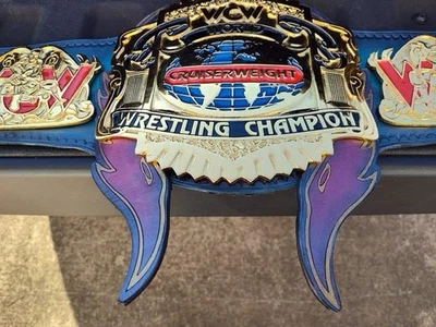 Réplica de cinturón título campeonato de lucha libre de peso WCW Cruiser 2 mm latón Foto 1 de 4