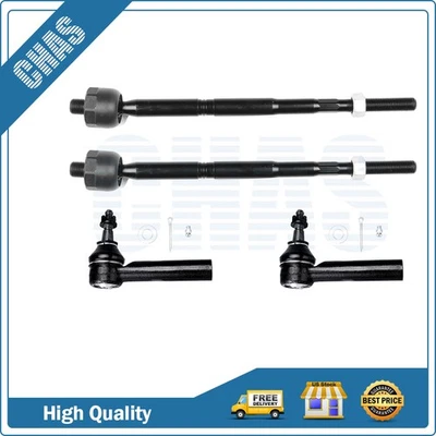 4X extremidades internas externas dianteiras da haste de amarração para 2010-2013 GMC Terrain Chevrolet Equinox - Imagem 1 de 4