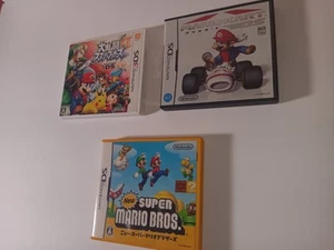 3 Games Super Mario Bros Nintendo DS Japanese Bundle With 3 Games - Picture 1 of 12