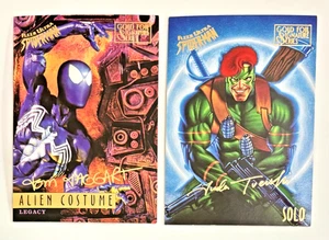 1995 Marvel Carnage And Spider-Man Gold Foil Signature Alien Costume Legacy 82 - Picture 1 of 2