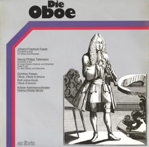 FASCH Oboe Concerto TELEMANN Con for 2 Oboes, Suite 3 Oboes EX LIBRIS Swiss LP - Picture 1 of 3