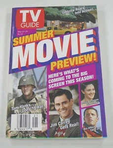 TV Guide magazine MOVIE PREVIEW COVER Hanks Carrey MISPRINT May 23 1998 issue - Imagen 1 de 4