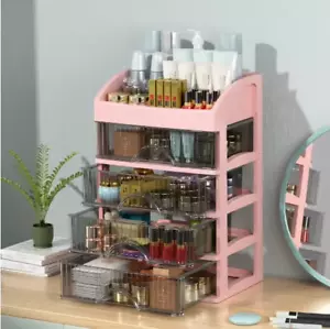 Hot Drawer Makeup Organizer Large Capacity Plastic Makeup Storage Box Lipstick H - Picture 1 of 15