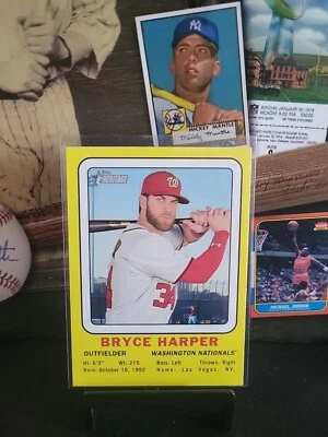 2018 Topps Heritage Bryce Harper 1969 Collectors Target Yellow #69CC-BH 🔥 - Image 1 of 4