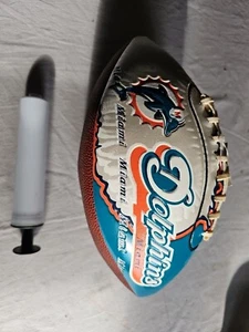 Franklin Miami Dolphins Football Grip Right With Pump #5636 - Picture 1 of 3