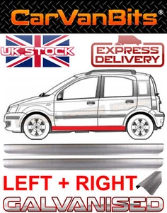 PAR DE PANELES EXTERIORES DE ÓXIDO DE CUERPO DE REPARACIÓN DE UMBRALES FIAT PANDA 03-12 150CM - Imagen 1 de 6