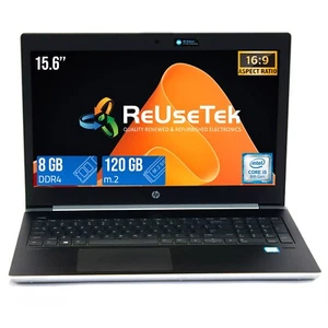 HP ProBook 450 G5 15.6" Intel i5-8250U 1.60GHz 8GB RAM 120GB m.2 SSD Win 11 Pro - Picture 1 of 21