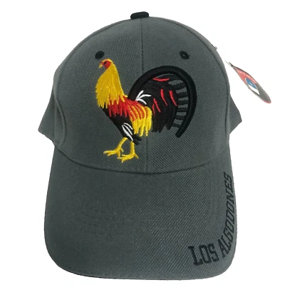Rooster Fight Cap Hat Baja Mexico Los Algodones   BIG COCK One Size Fits All NEW - Image 1 of 4