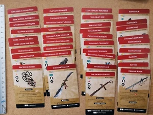 WEAPONS CARDS COMMON + COMMON UNIQUE  /MIDDARA SUCCUBUS PUB M80 - Imagen 1 de 1